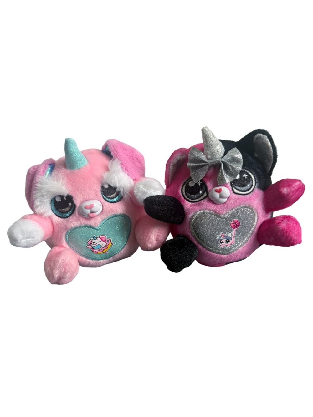 ZURU Rainbocorns Puppycorn Plush Lot Unicorn Kittycorn Bundle 2pc